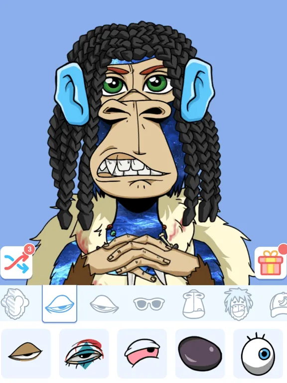 Vlinder Anime Avatar Maker iPad  स्क्रीनशॉट