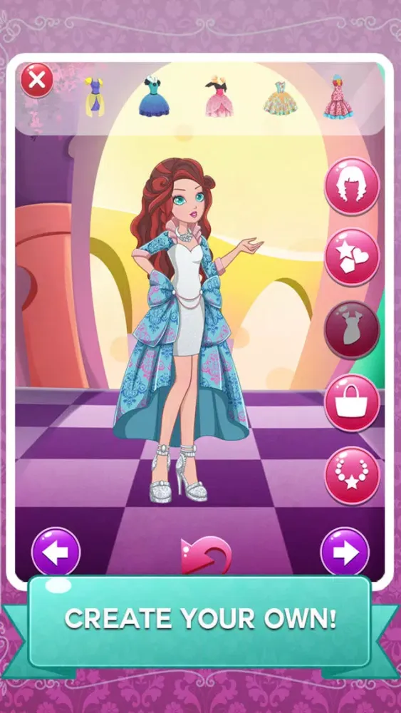 Capturas de pantalla de Ice Princess Palace Girl Makeup & Dress Up Games