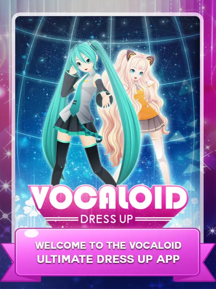 Скриншоты Dress-up " DIVA Vocaloid " The Hatsune miku and rika and Rin salon and make up anime games iPad 