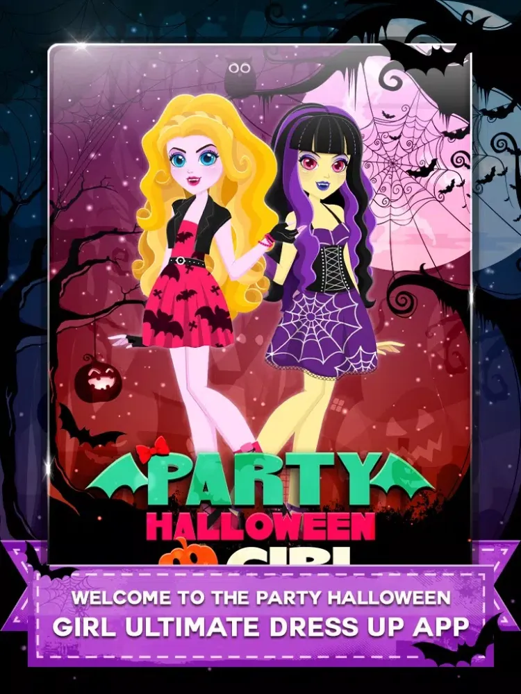 Tangkapan skrin " Descendants of Monster Girl " Dress-up - Ever after Halloween hight party salon game iPad 