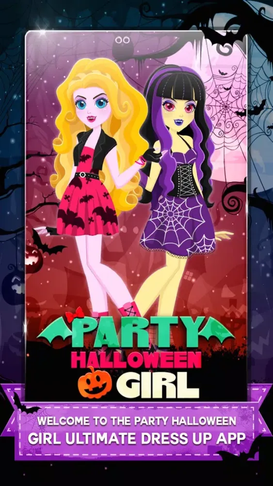Tangkapan skrin " Descendants of Monster Girl " Dress-up - Ever after Halloween hight party salon game