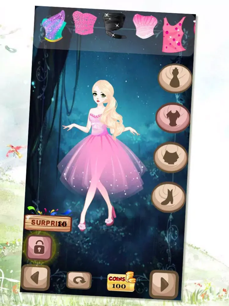 Ảnh chụp màn hình của Dress Up Fairy Tale Princess - Fantasy Strawberry Land Hidden Secrets Version iPad 