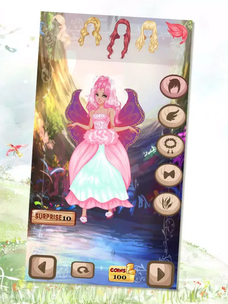 Ảnh chụp màn hình của Dress Up Fairy Tale Princess - Fantasy Strawberry Land Hidden Secrets Version iPad 