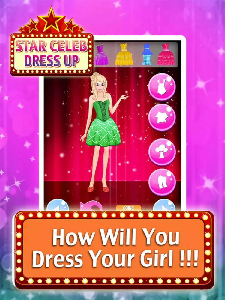 Superstar Dress Up Edition fashion hair stylist beauty games for girls iPad  Screenshots