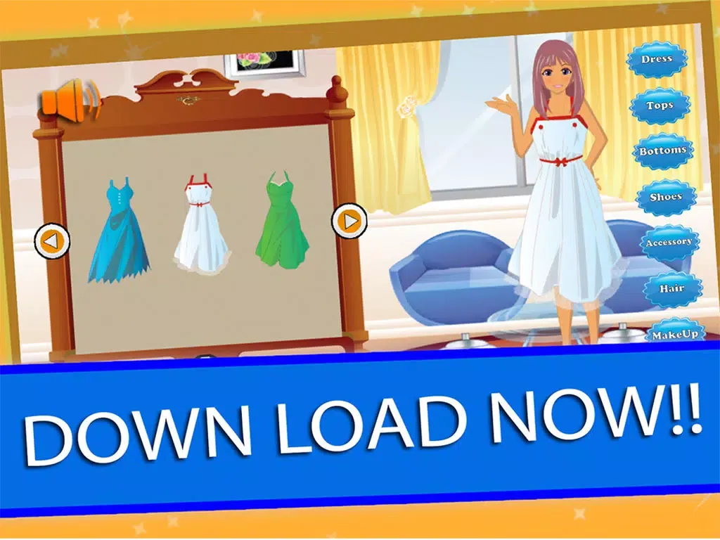 Captures d'écran de Dress up Girl Score Celebrity : Fantasy Makeup Hairstyle Fashion For Kid Games iPad 