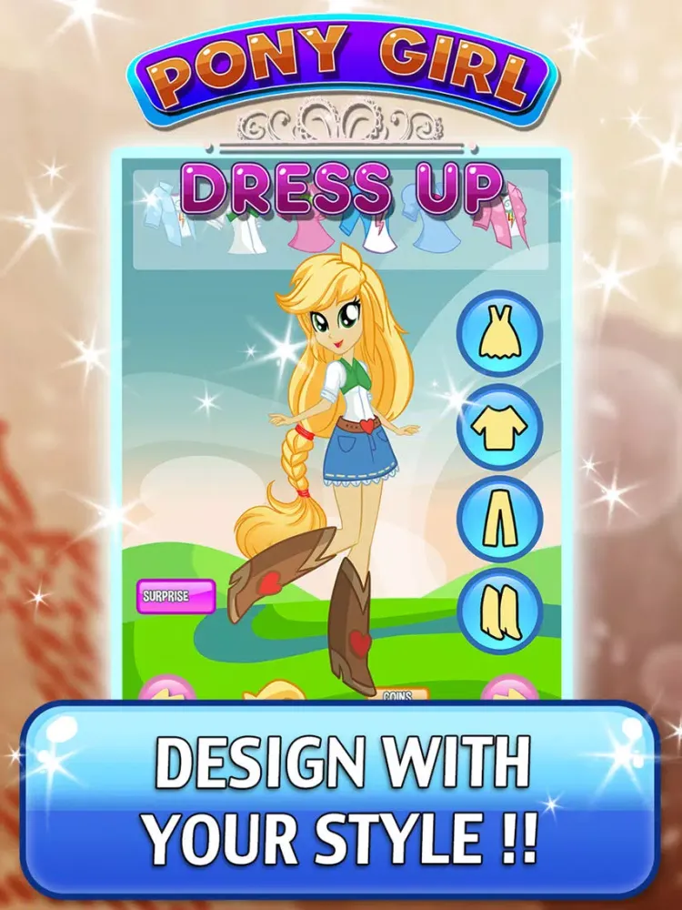 Zrzuty ekranu Monster Characters Dress Up Games - My Equestrian little queen pony Edition For Girl iPad 