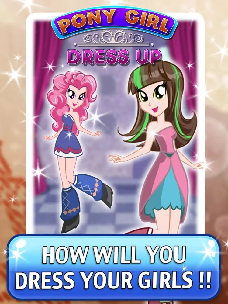 Zrzuty ekranu Monster Characters Dress Up Games - My Equestrian little queen pony Edition For Girl iPad 