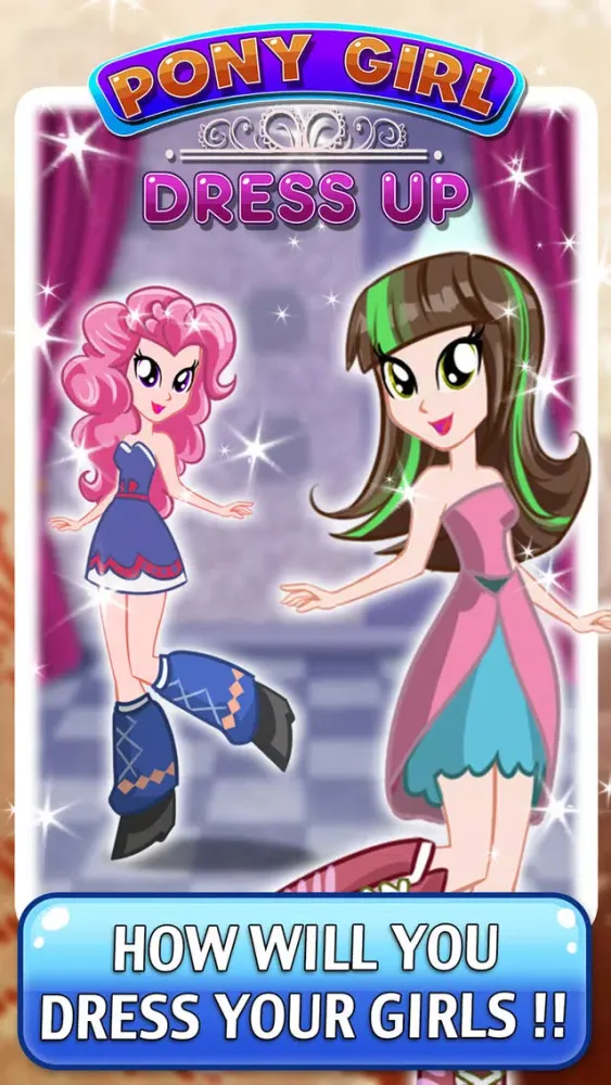 Zrzuty ekranu Monster Characters Dress Up Games - My Equestrian little queen pony Edition For Girl