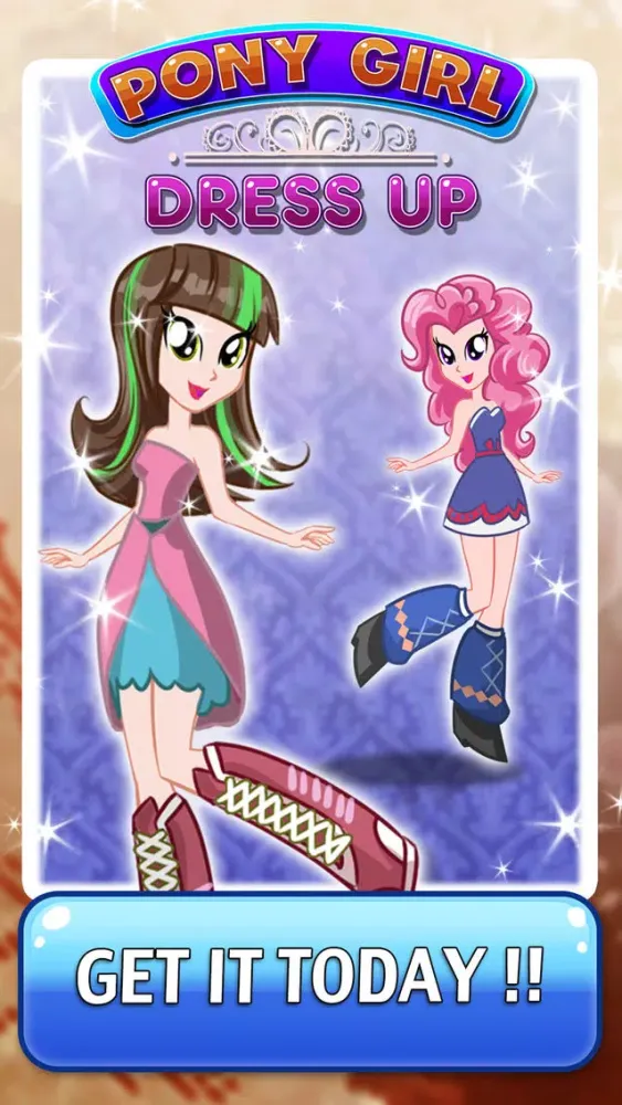 Zrzuty ekranu Monster Characters Dress Up Games - My Equestrian little queen pony Edition For Girl