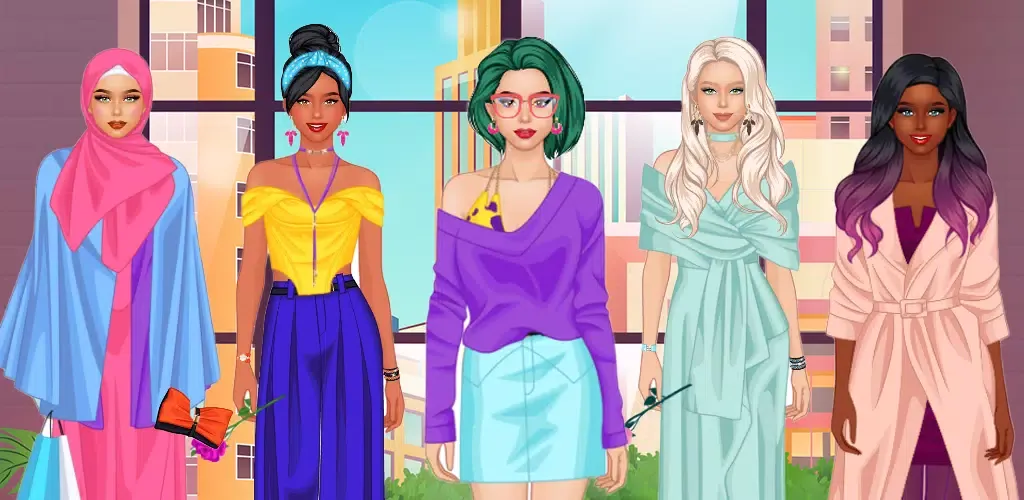 Tangkapan layar Fashion Model Dress up