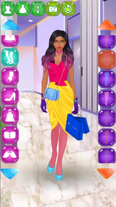 Tangkapan layar Fashion Model Dress up