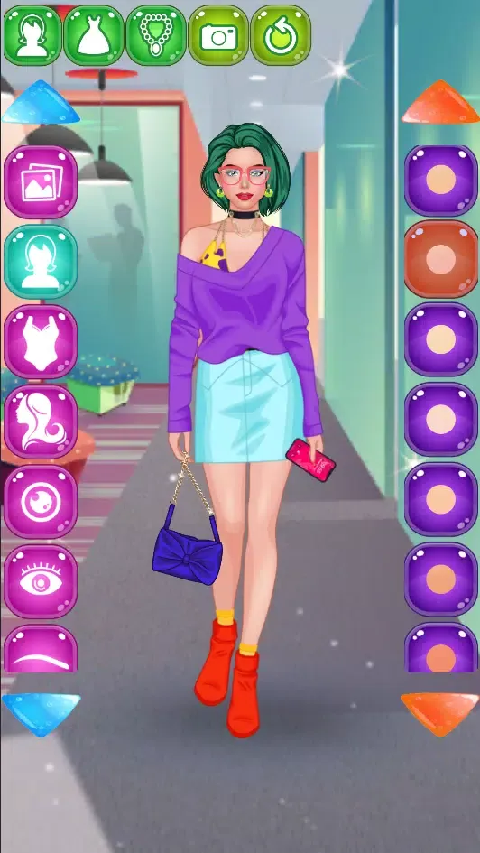 Tangkapan layar Fashion Model Dress up