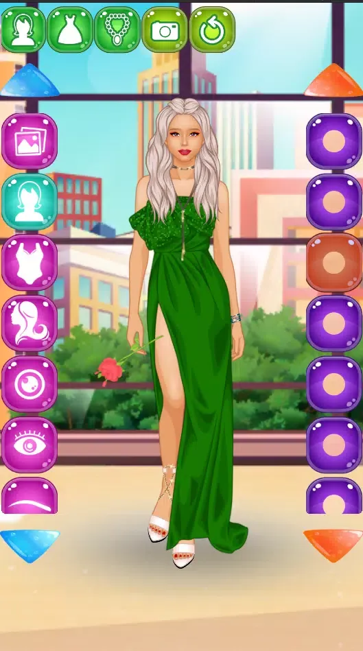 Tangkapan layar Fashion Model Dress up