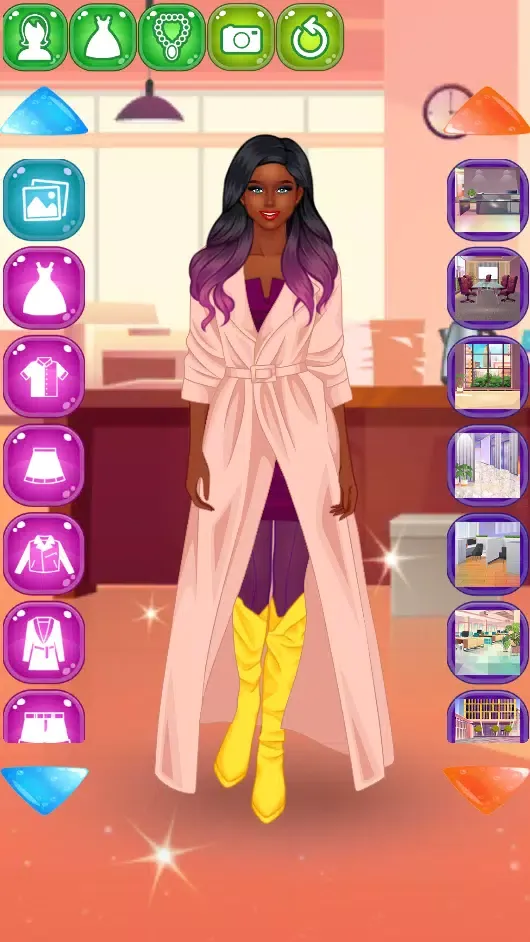 Tangkapan layar Fashion Model Dress up