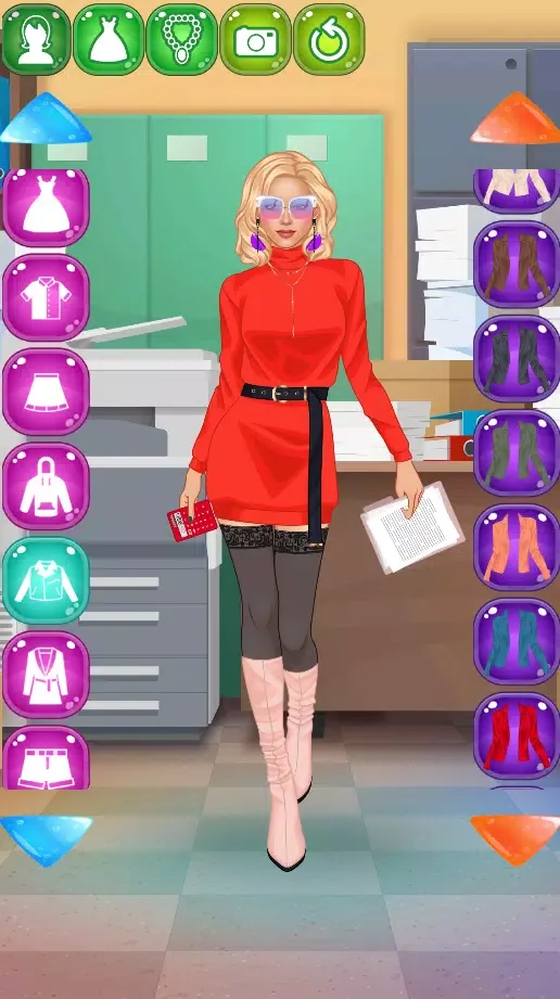 Screenshot di Office dress up