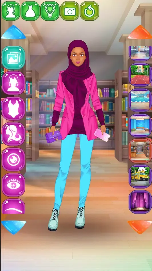 School girl Dress up স্ক্রিনশট