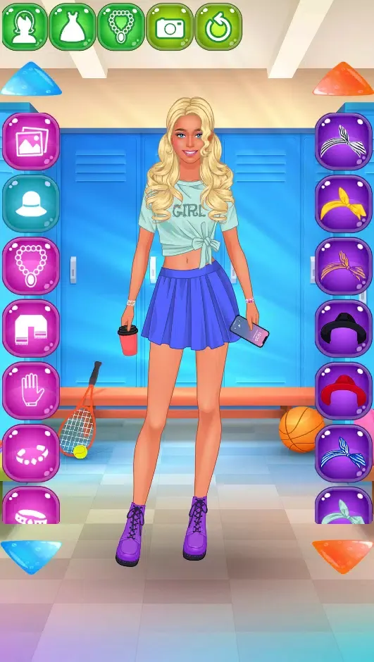 School girl Dress up স্ক্রিনশট