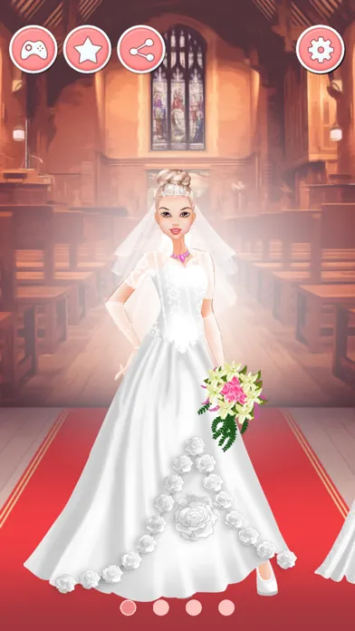Bride Dress Up Game - Wedding Makeover Salon 스크린샷