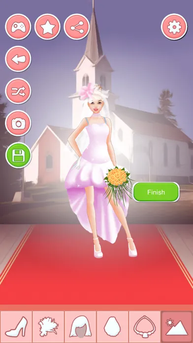 Bride Dress Up Game - Wedding Makeover Salon 스크린샷