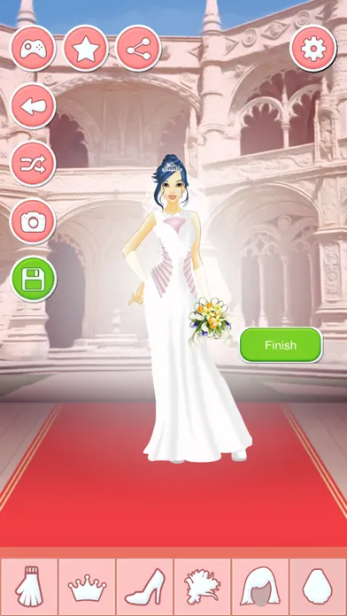 Bride Dress Up Game - Wedding Makeover Salon 스크린샷