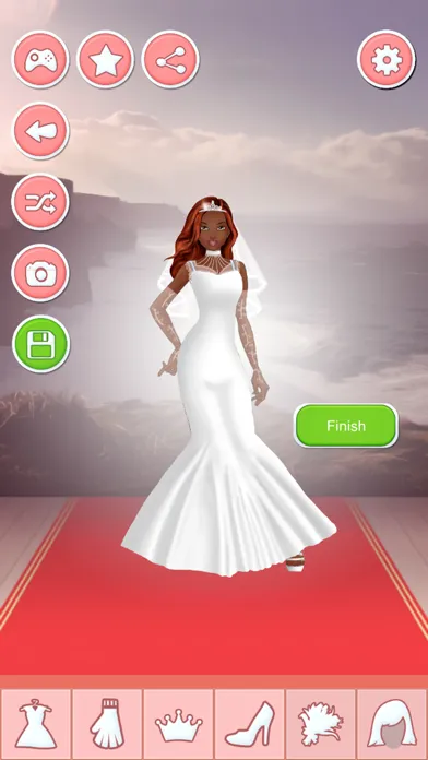 Bride Dress Up Game - Wedding Makeover Salon 스크린샷