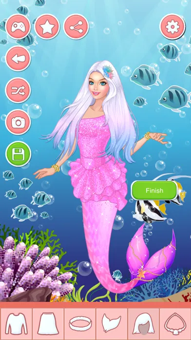 Mermaid Beauty Dress-Up Games Screenshots