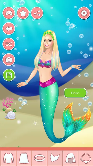 Mermaid Beauty Dress-Up Games Screenshots