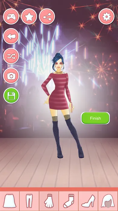 Capturas de tela do Superstar Dress up - Fashion Star Girl Makeover