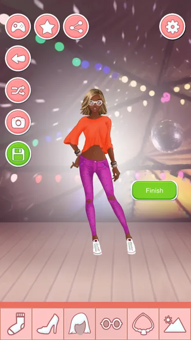 Capturas de tela do Superstar Dress up - Fashion Star Girl Makeover
