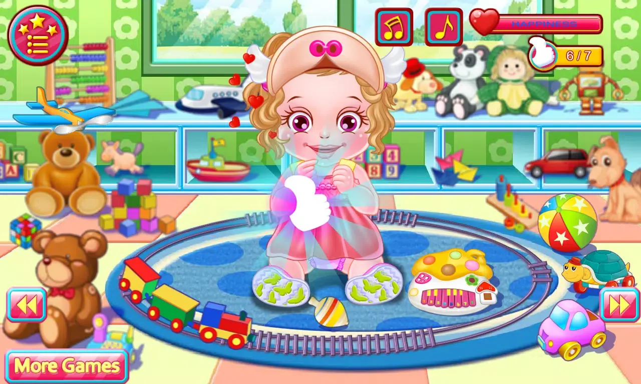 Zrzuty ekranu Baby Caring Games with Anna