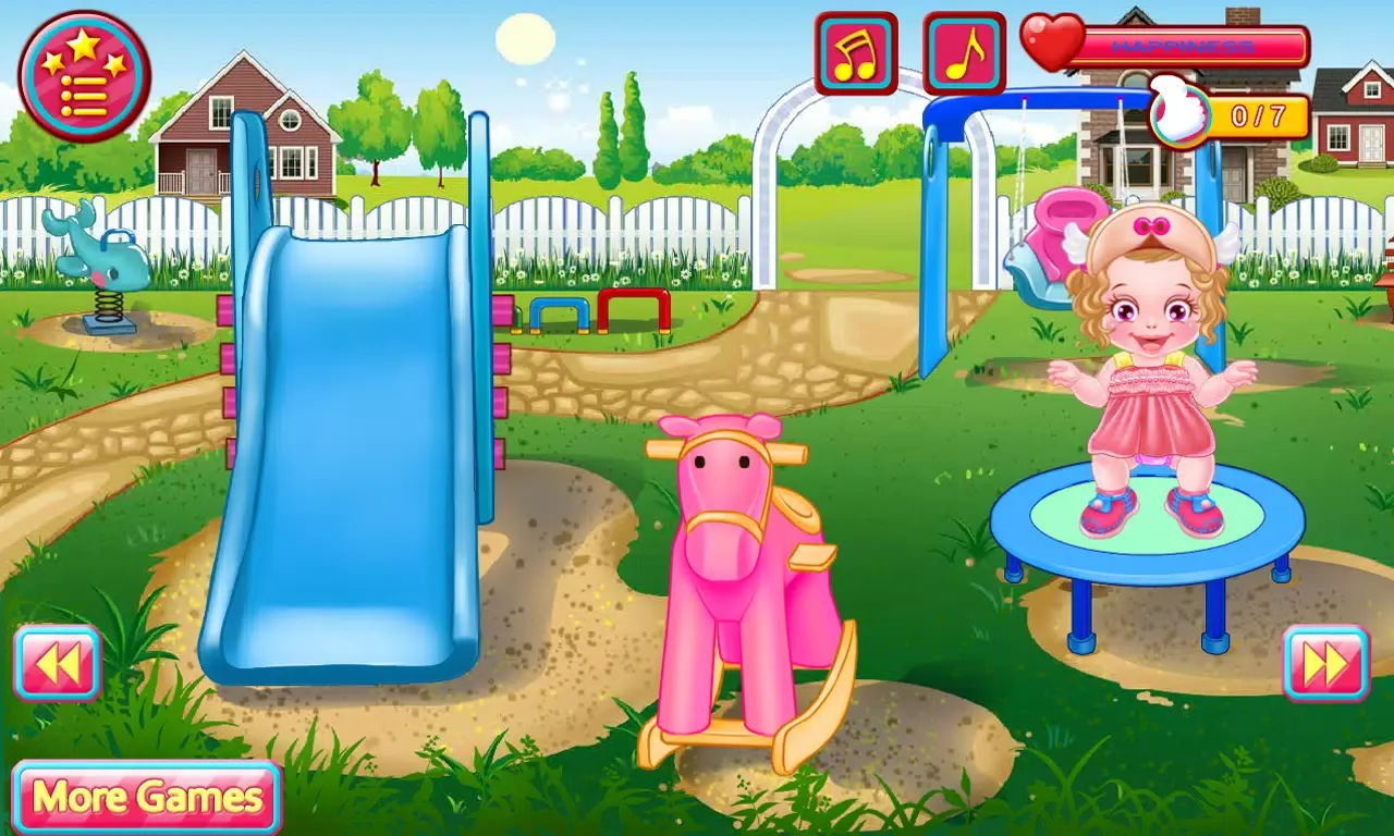 Zrzuty ekranu Baby Caring Games with Anna