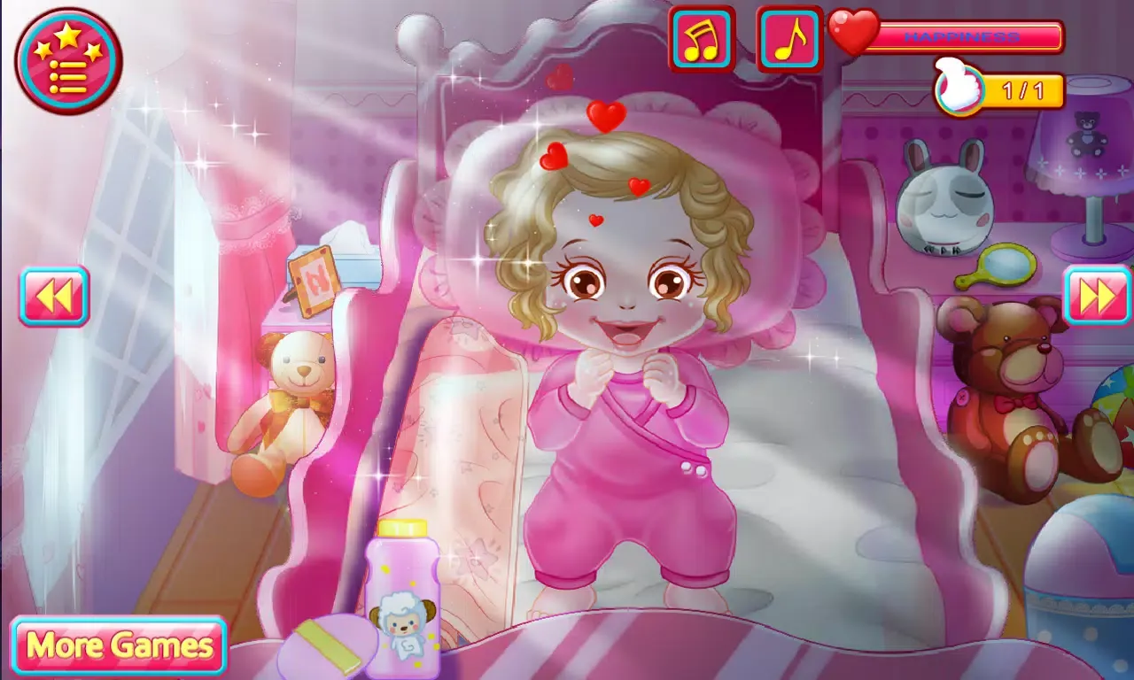 Zrzuty ekranu Baby Caring Games with Anna