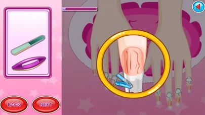 Tangkapan skrin My Fashion Nail Salon Game