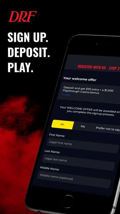 DRF Iowa Sportsbook スクリーンショット
