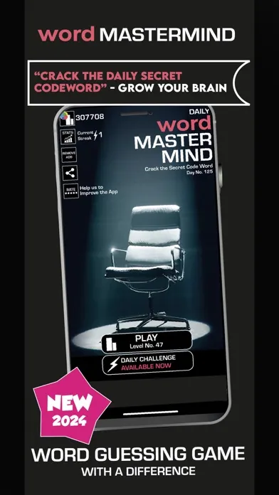 Screenshot di Daily Word Mastermind Guess