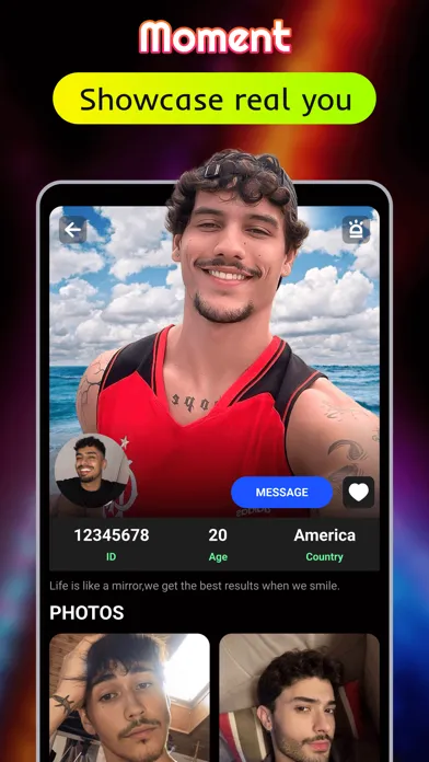 Tangkapan layar Eigo - Live Chat, Play, Meet