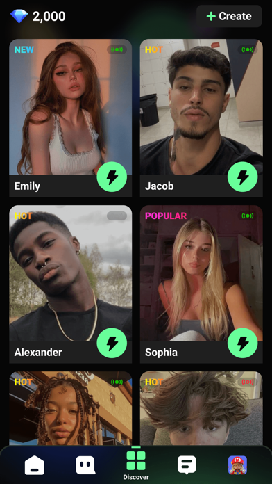 Capturas de tela do Eigo - Live Chat, Play, Meet