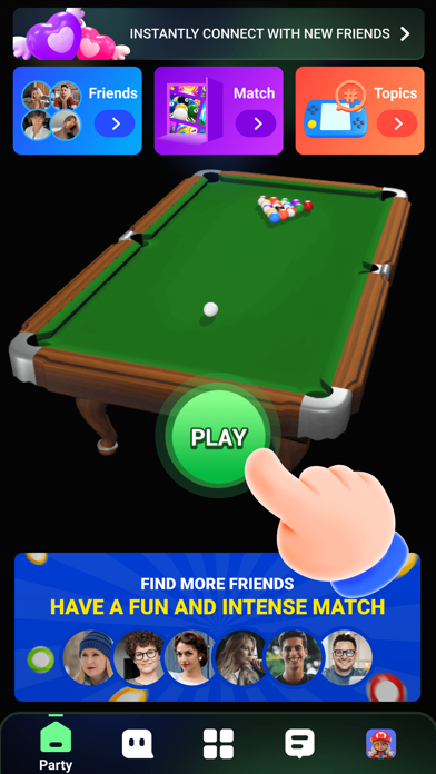 Capturas de tela do Eigo - Live Chat, Play, Meet