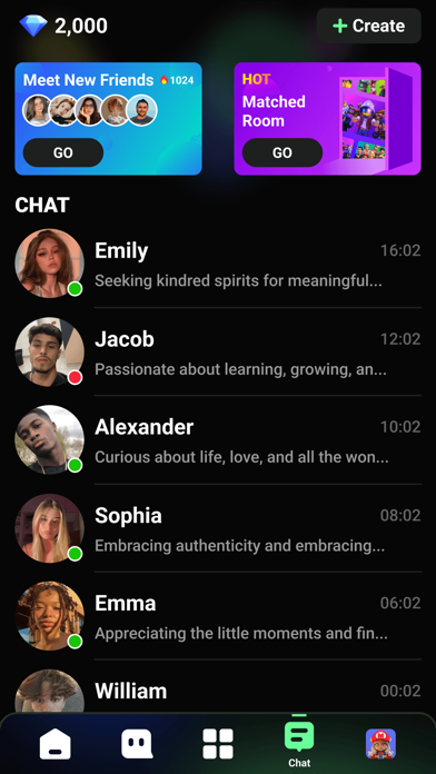 Capturas de tela do Eigo - Live Chat, Play, Meet