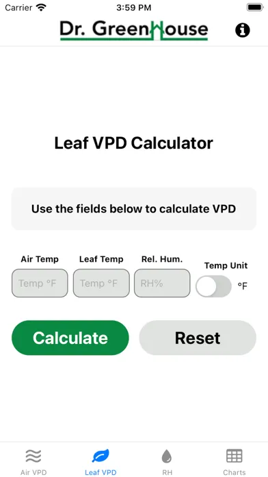 تصاویر Dr. Greenhouse VPD Calculator
