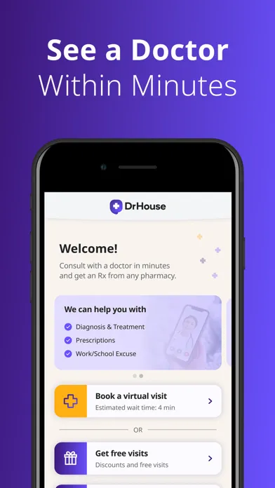 DrHouse: Online Doctor Service স্ক্রিনশট