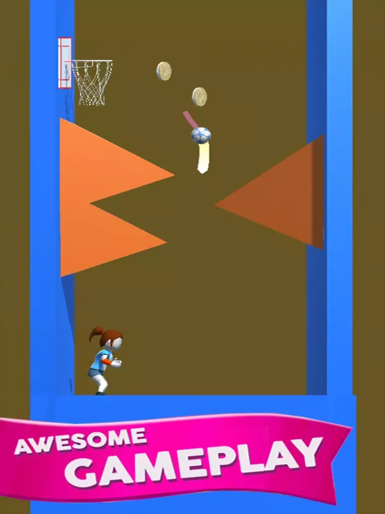 Dribble Basketball Shoot 3D iPad  سکرین شاٹس