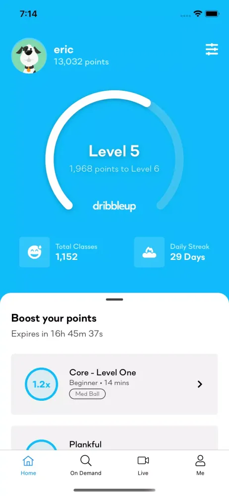 DribbleUp - Sports & Fitness स्क्रीनशॉट