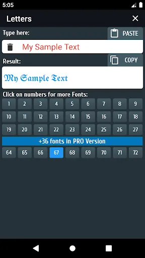 Cool text and symbols Screenshots