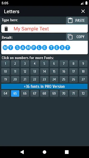 Cool text and symbols Screenshots