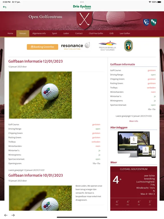صور Drie Eycken Open Golfcentrum iPad 