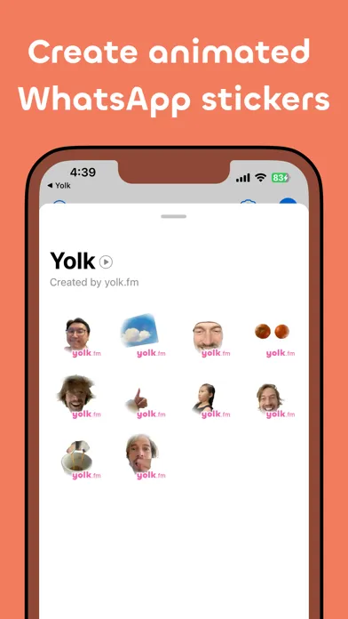 Ảnh chụp màn hình của yolk.fm