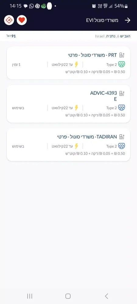 סונול EVI – פתרונות לרכב חשמלי Screenshots