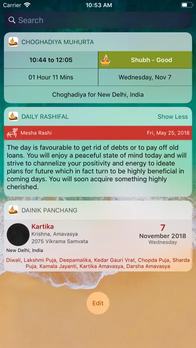 Hindu Calendar - Drik Panchang 스크린샷
