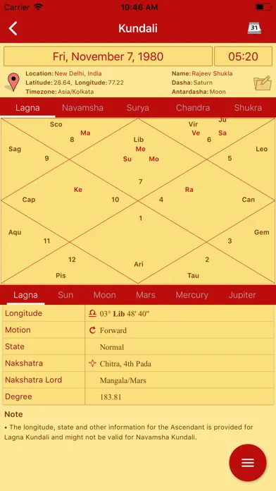 Hindu Calendar - Drik Panchang 스크린샷